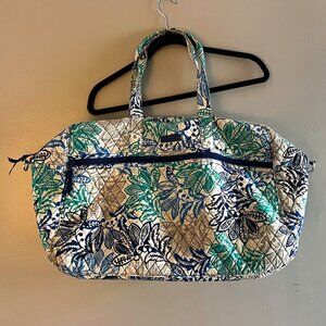 Vera Bradley - Large Duffel Bag - Blue Santiago